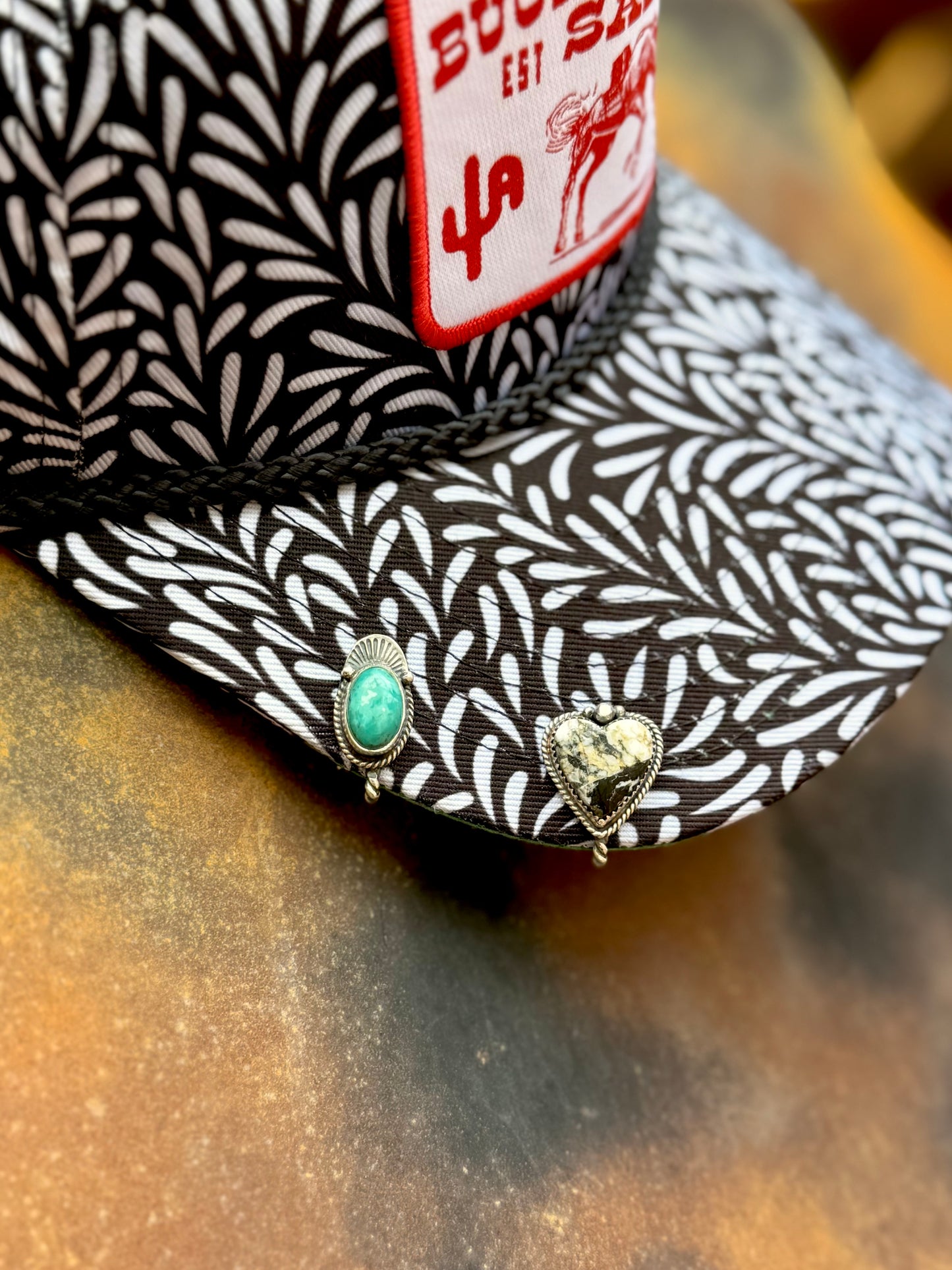 Wild Heart Buffalo Hat Clip