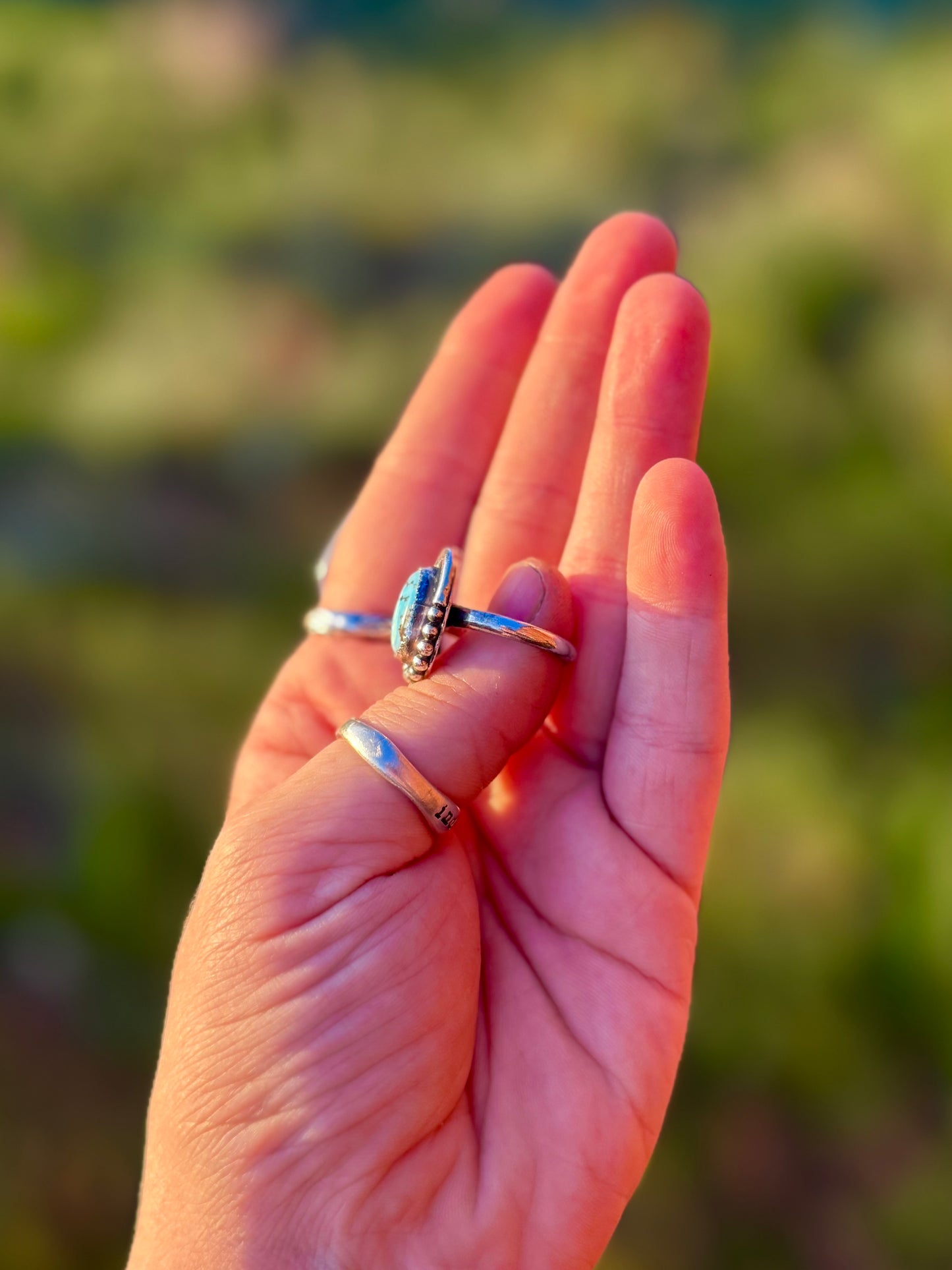 Golden Hills Halo Ring