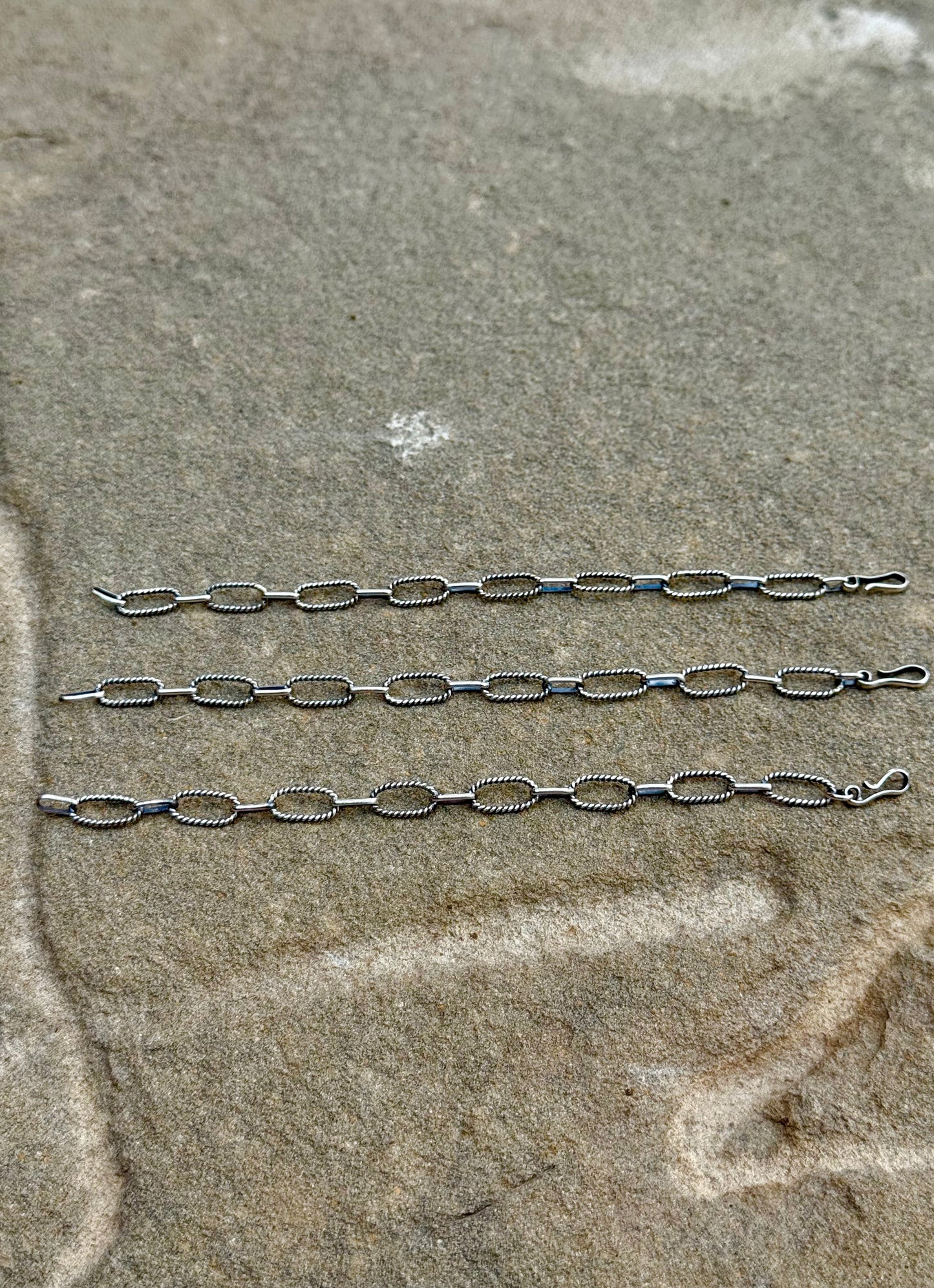 Rope and Rolo Chain Bracelet