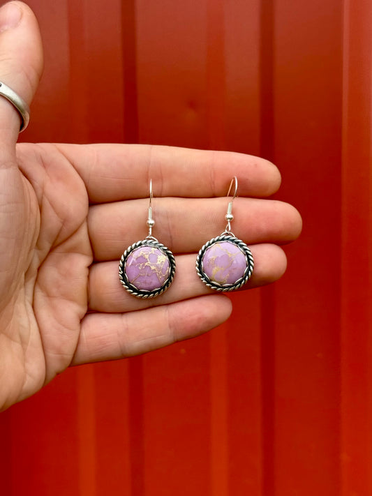 Lilac Lasso Earrings