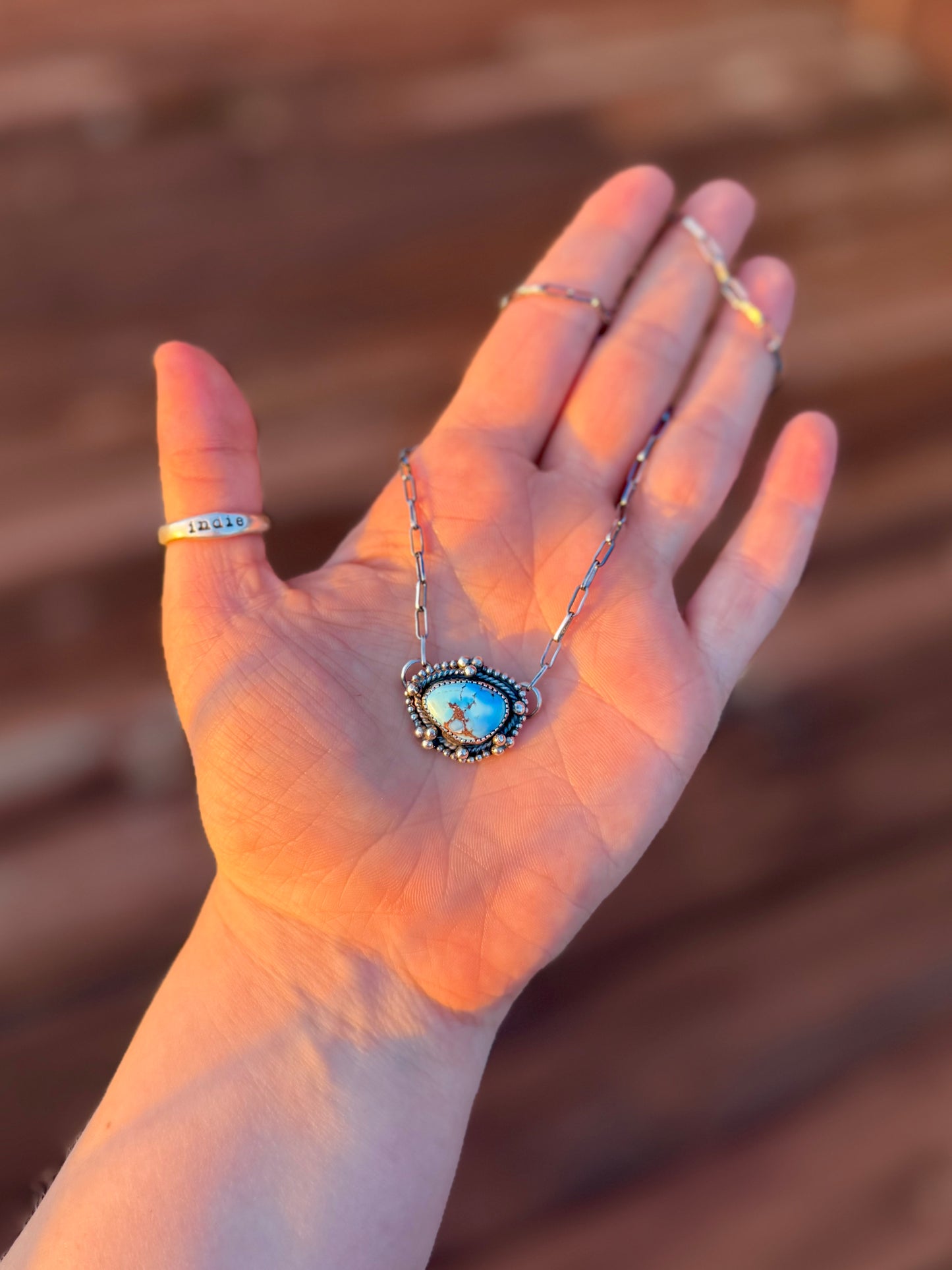 Golden Hills Glow Necklace