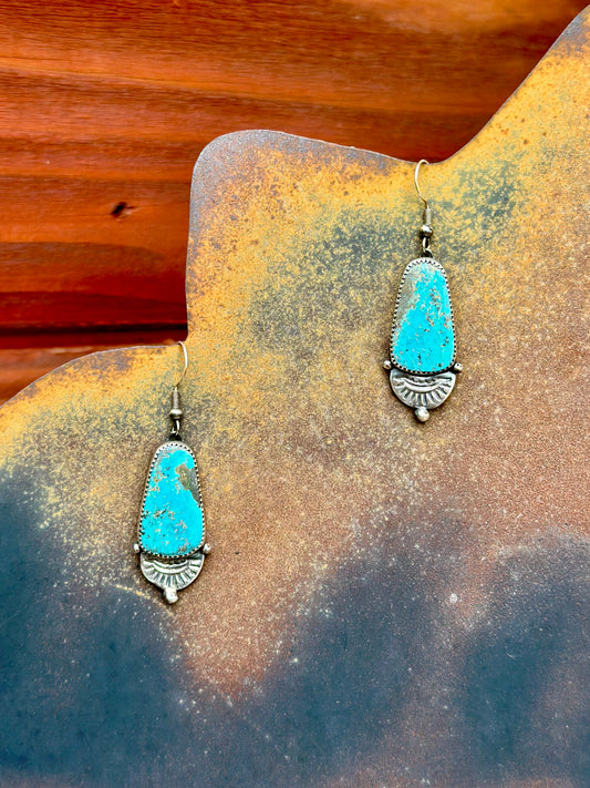 Sun Trail Blues Earrings