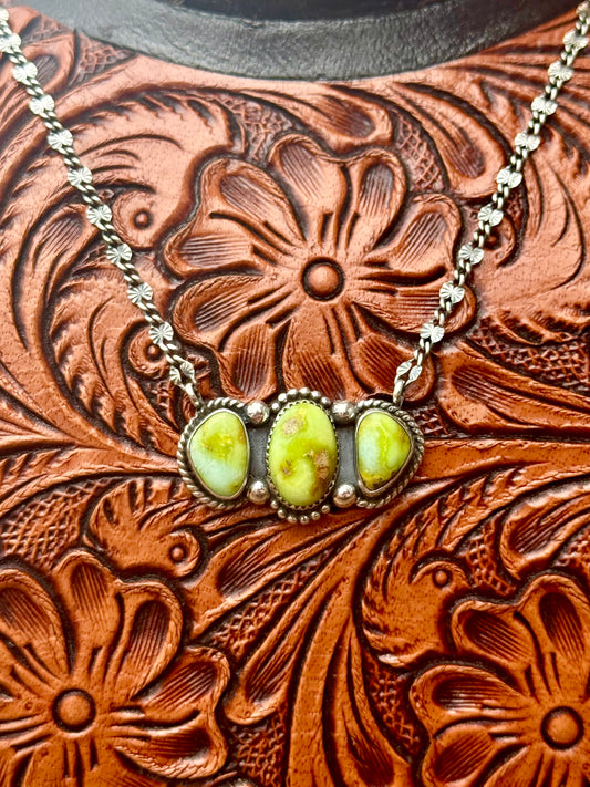Palomino Princess Cluster Necklace