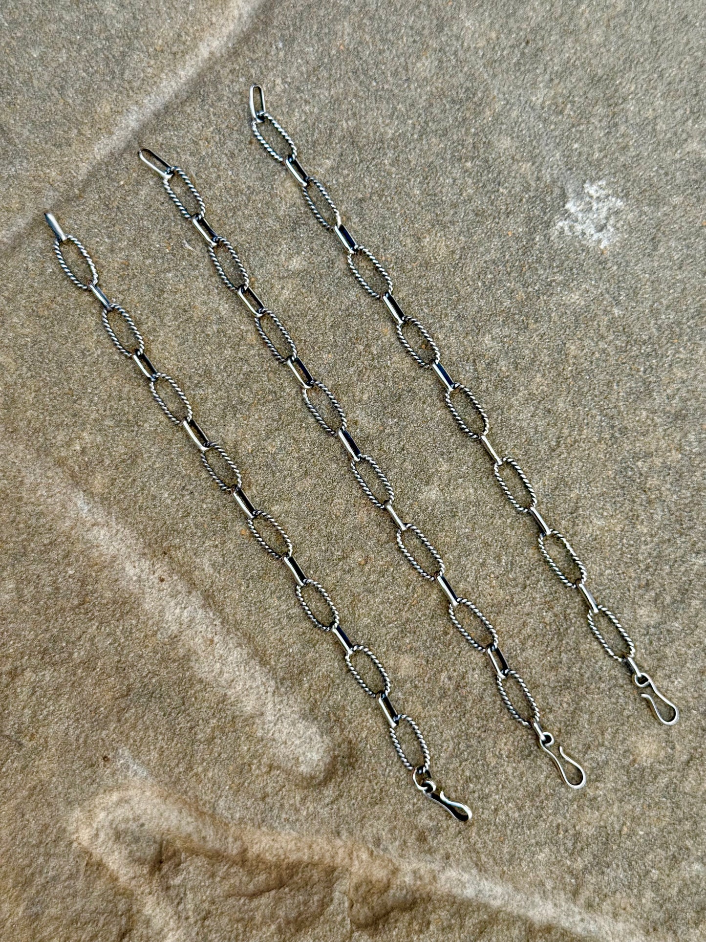 Rope and Rolo Chain Bracelet