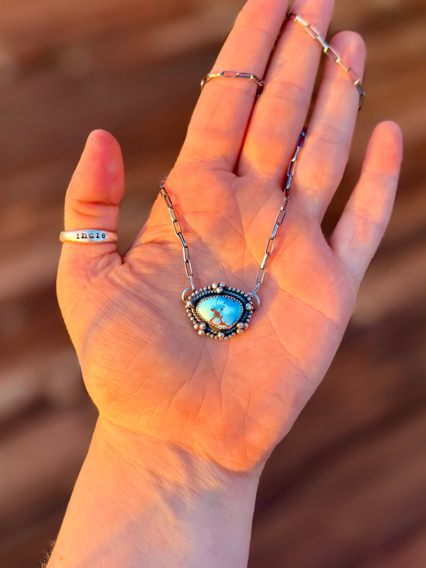 Golden Hills Glow Necklace