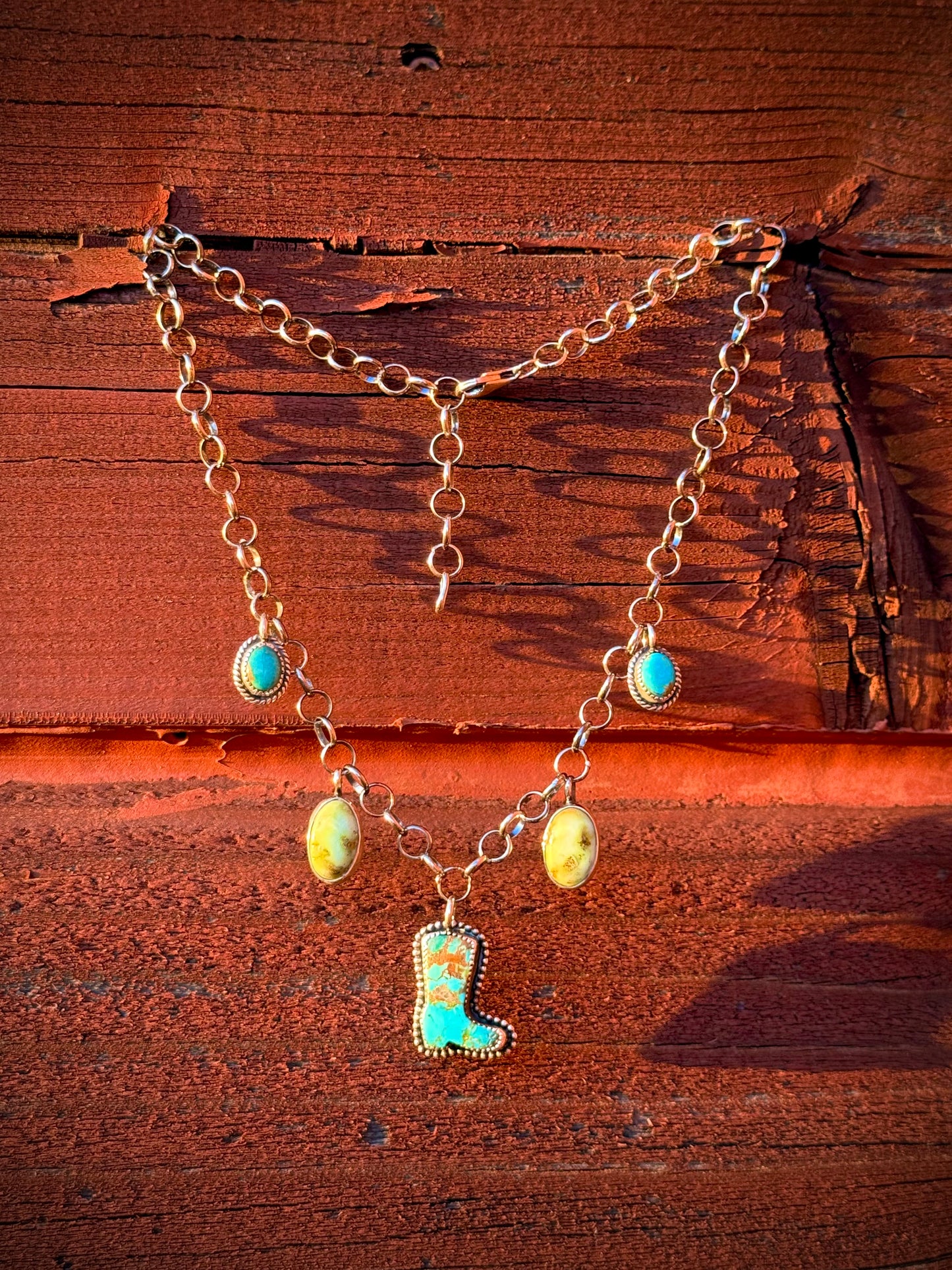 Kick The Dust Up Charm Necklace