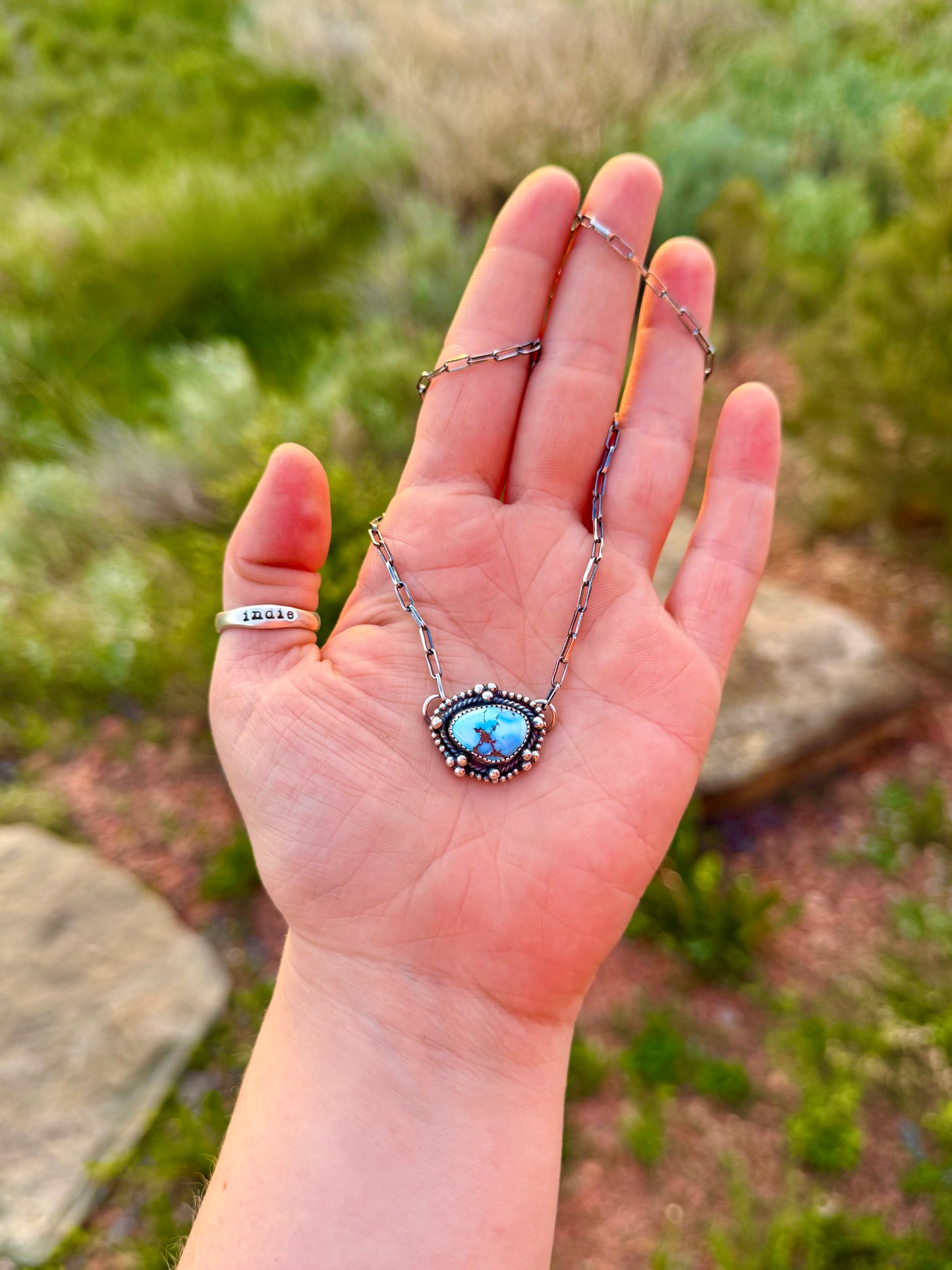 Golden Hills Glow Necklace